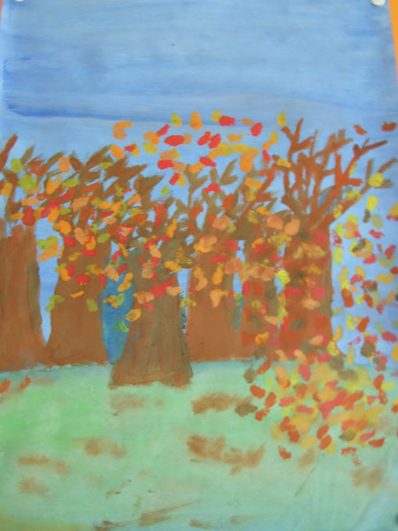 „Herbstbäume Klasse 4“