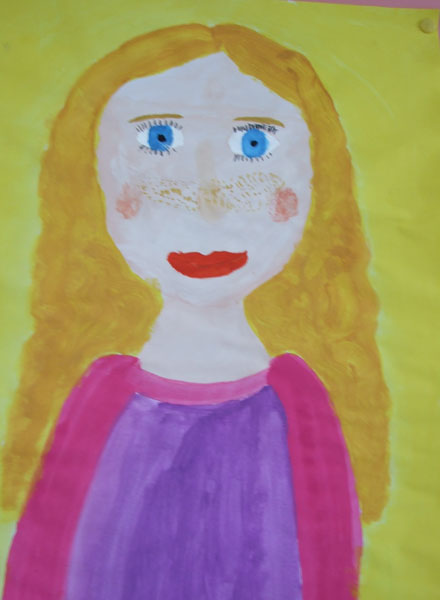 „Portraitmalerei Klasse 4“