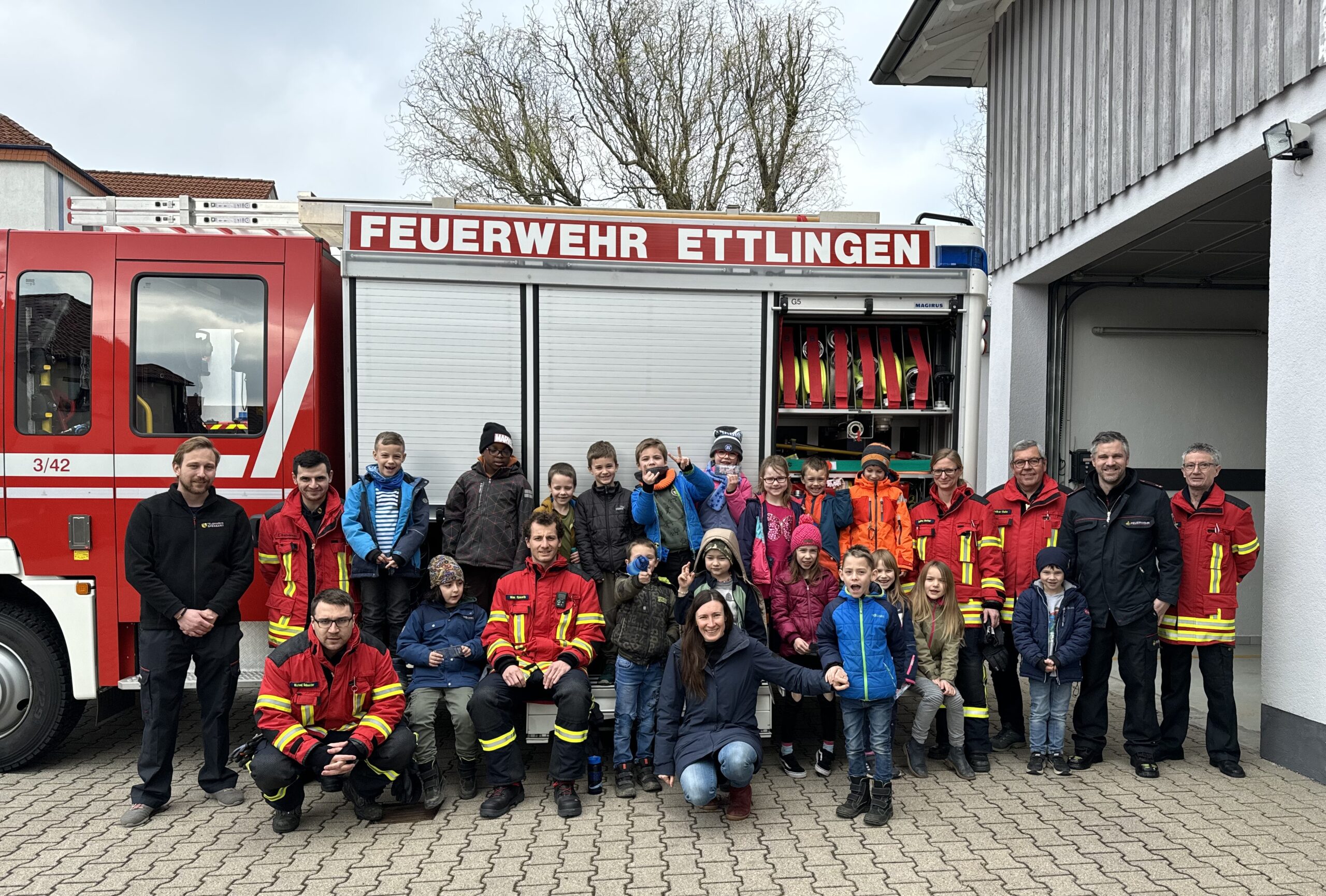 F wie Feuerwehr- Besuch bei der Feuerwehr in Spessart
